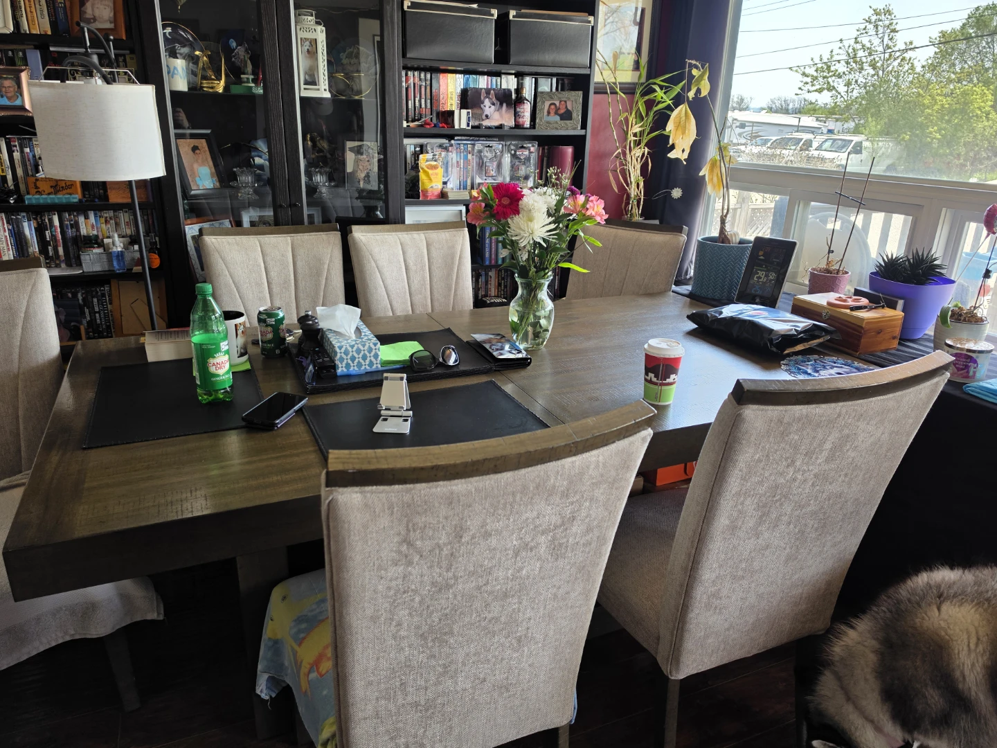 Dining room table and chairs