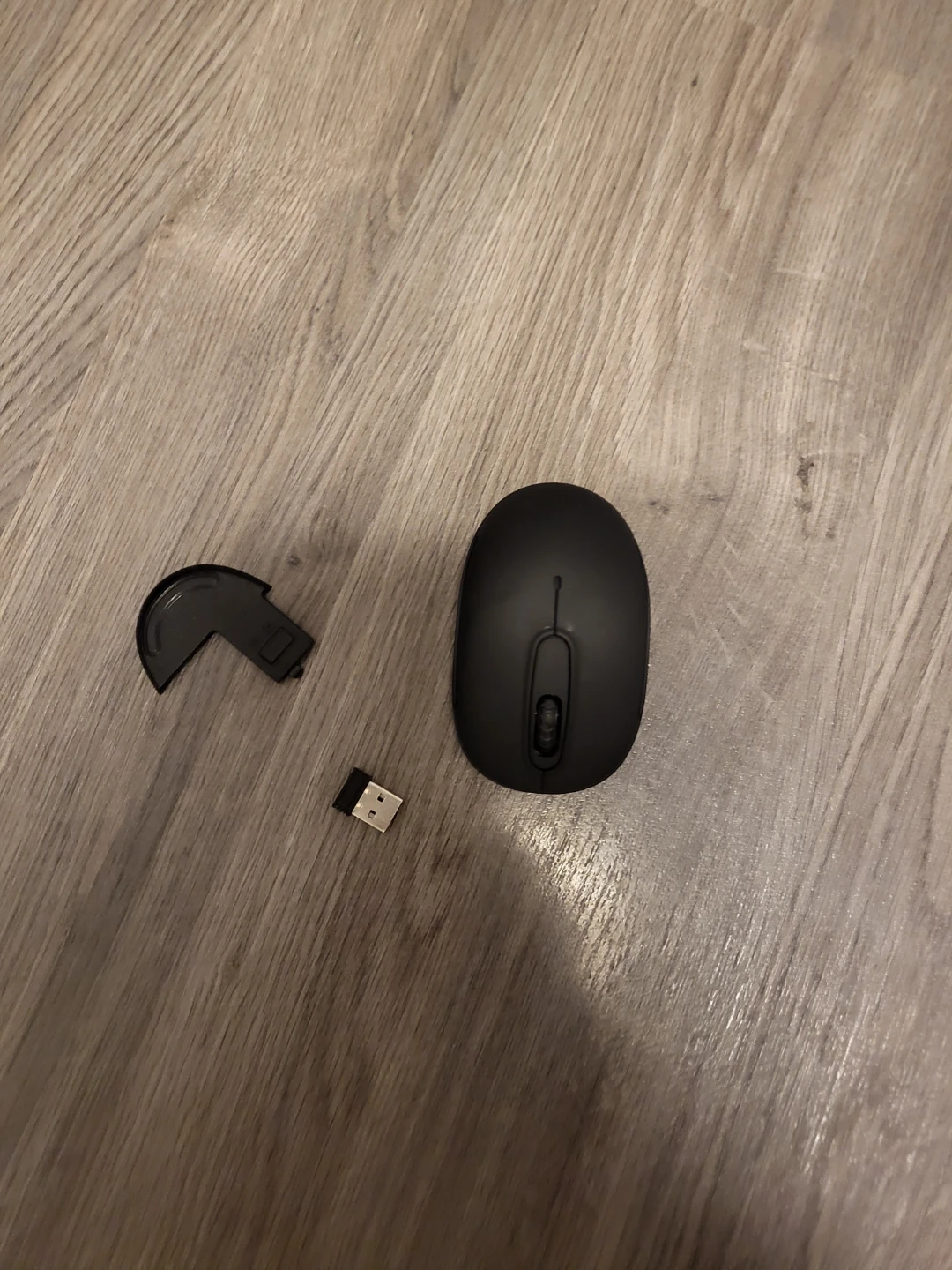 Black Wireless Mouse with USB Receiver - photo 2