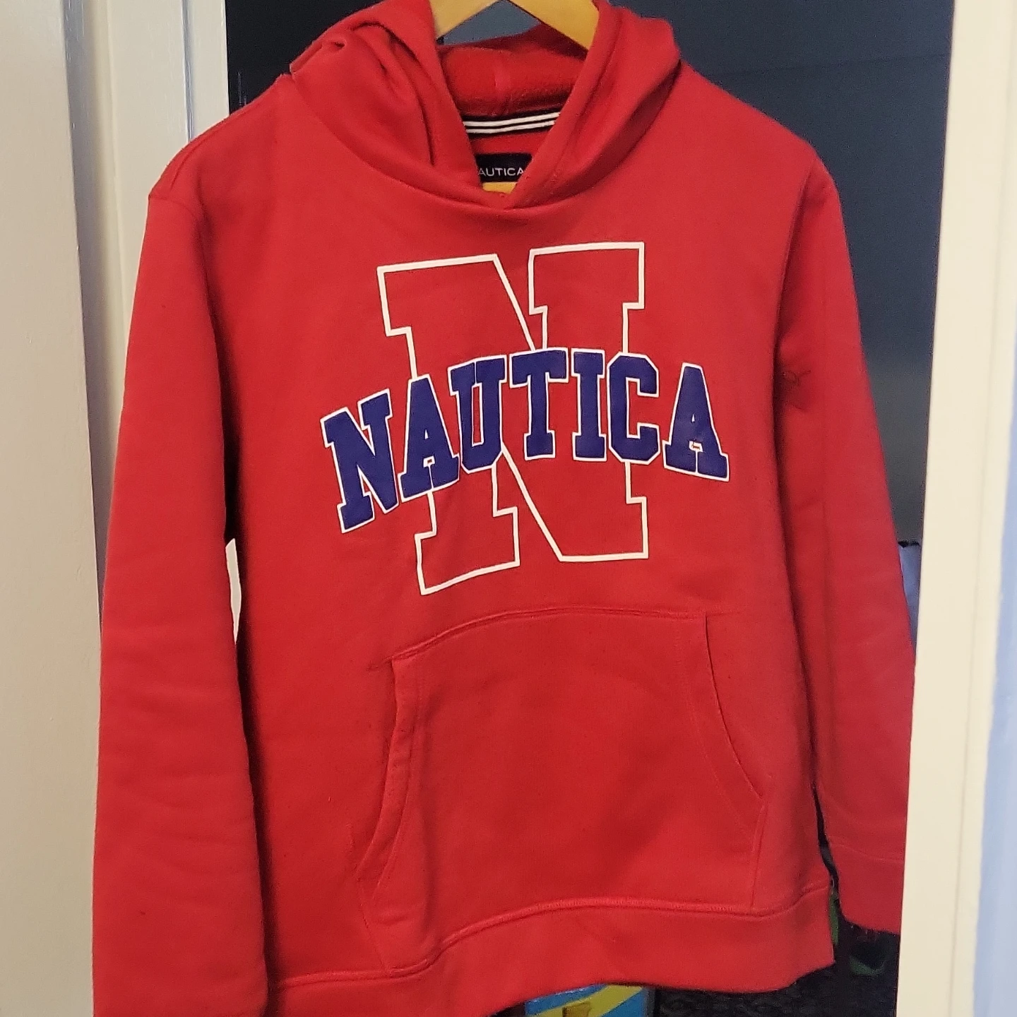 Nautica Red Graphic Hoodie