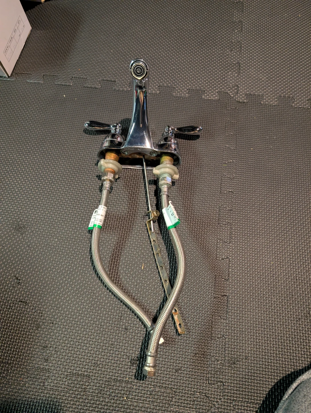 Chrome bathroom sink faucet - photo 4
