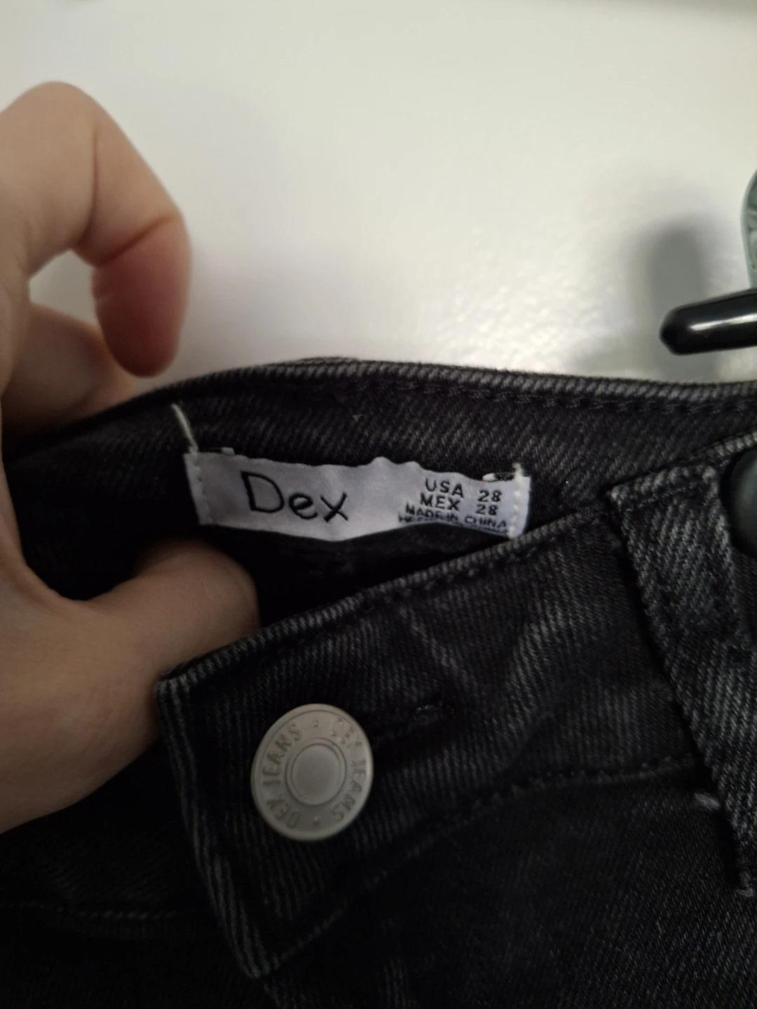 Dex Jeans - Size 28 - Black Wash - photo 2