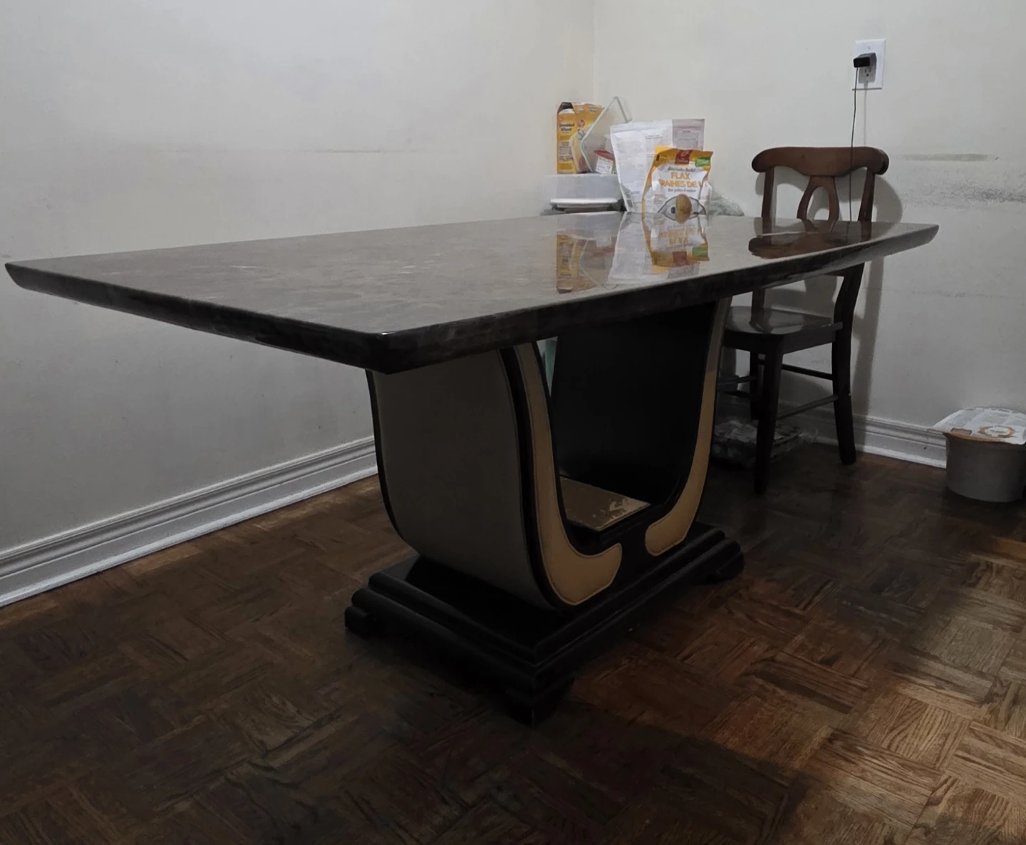 Marble Top Dining Table