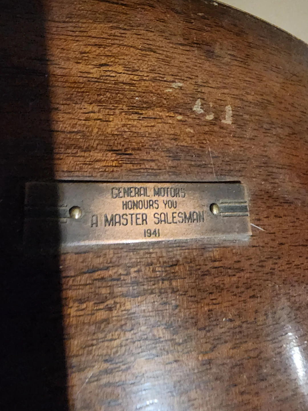 Forestville Clock Company "A Master Salesman" Mantel Clock 1941 - photo 3