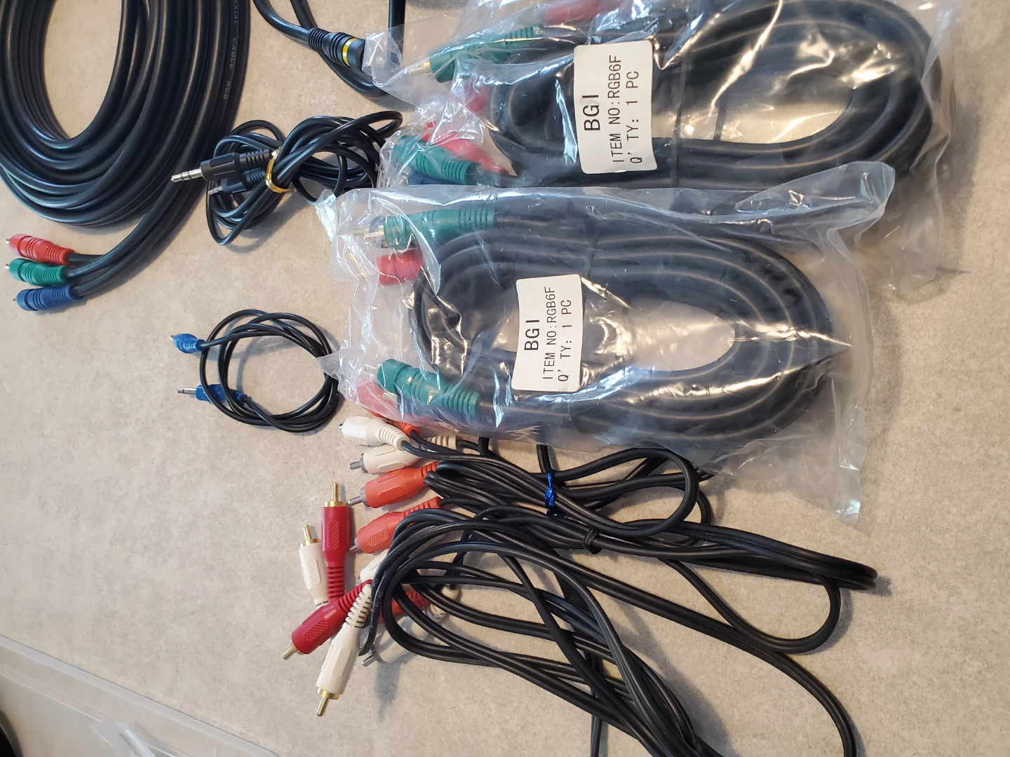 Assorted AV Cables and Cable Organizers - photo 2
