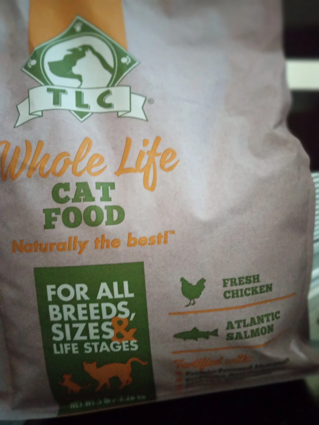 TLC Whole Life Cat Food - Fresh Chicken & Atlantic Salmon - photo 2