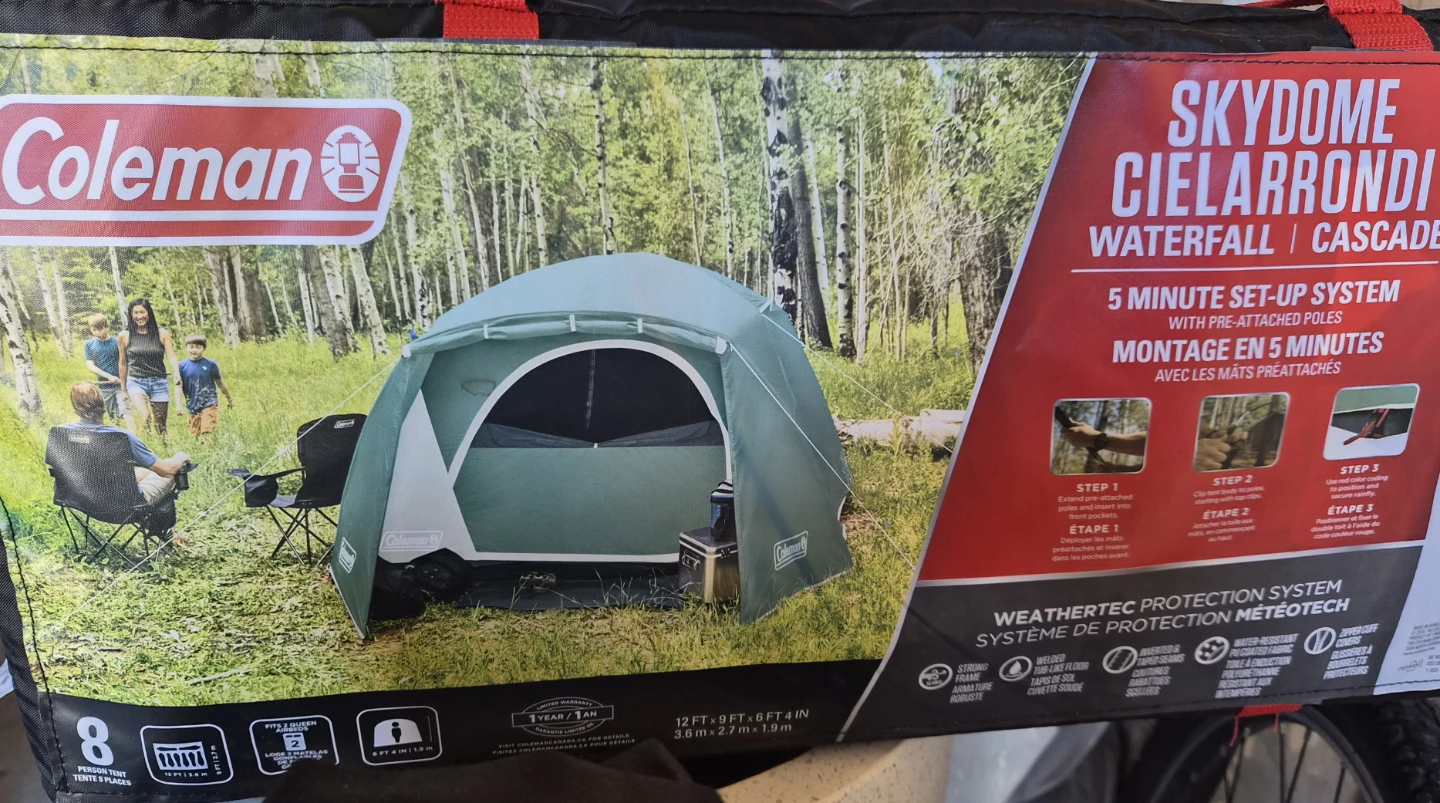 Coleman Skydome Waterfall 8 Person Tent