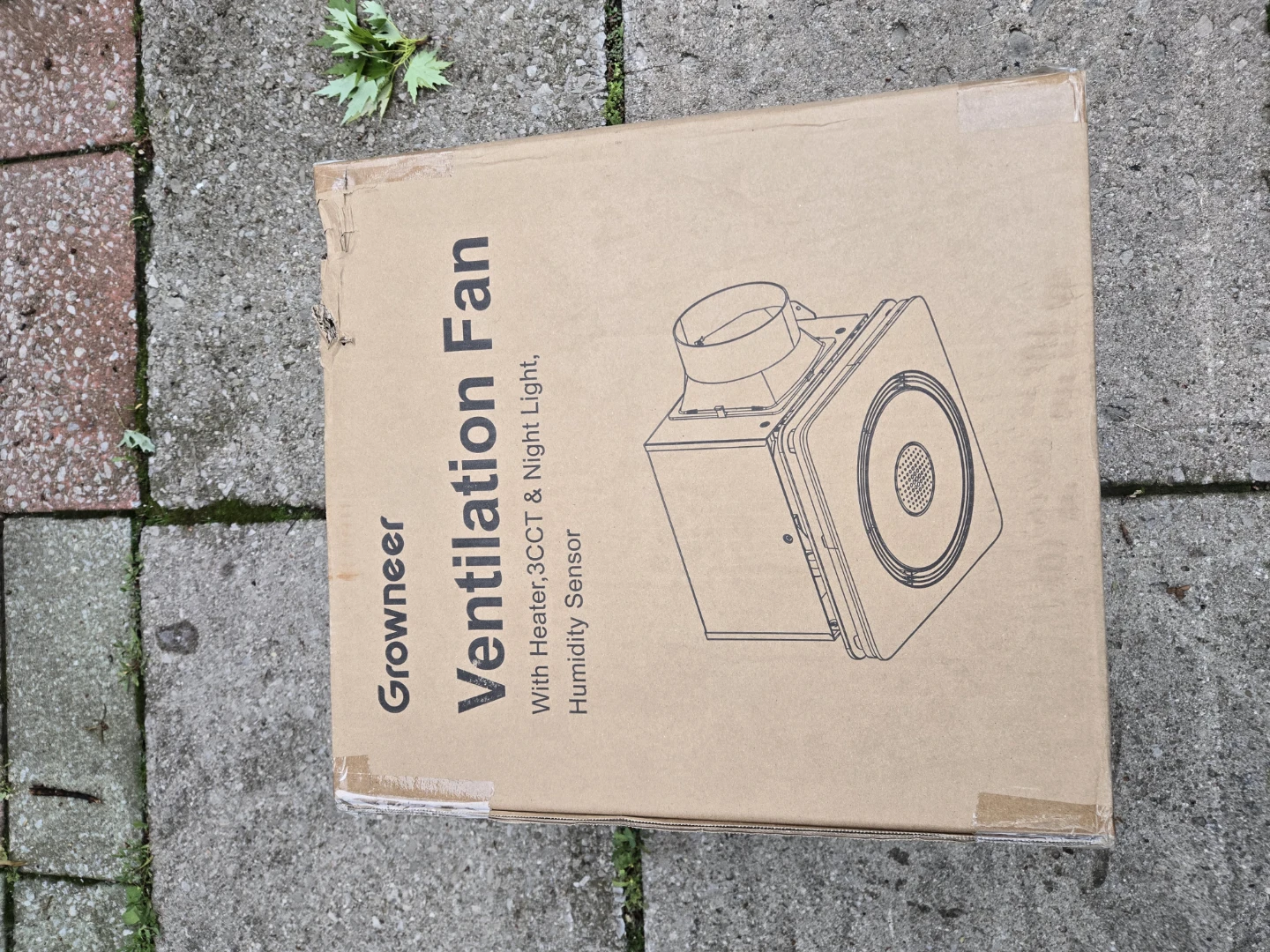 Growneer Ventilation Fan with Heater, 3CCT & Night Light
