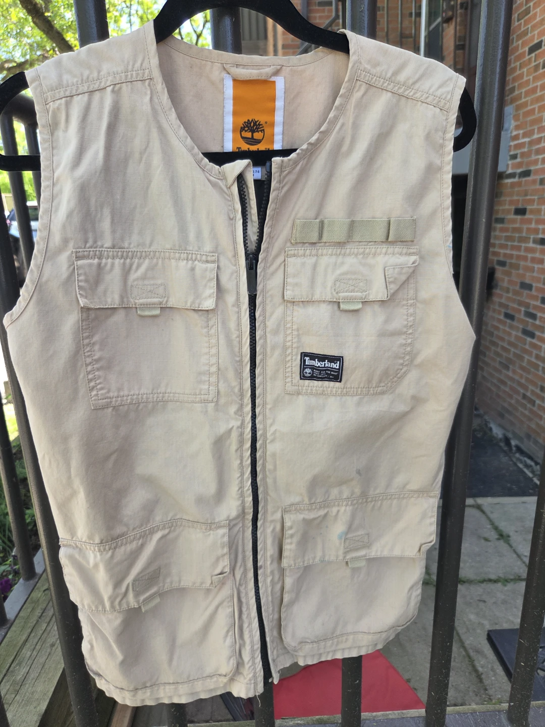 Timberland Tan Utility Vest