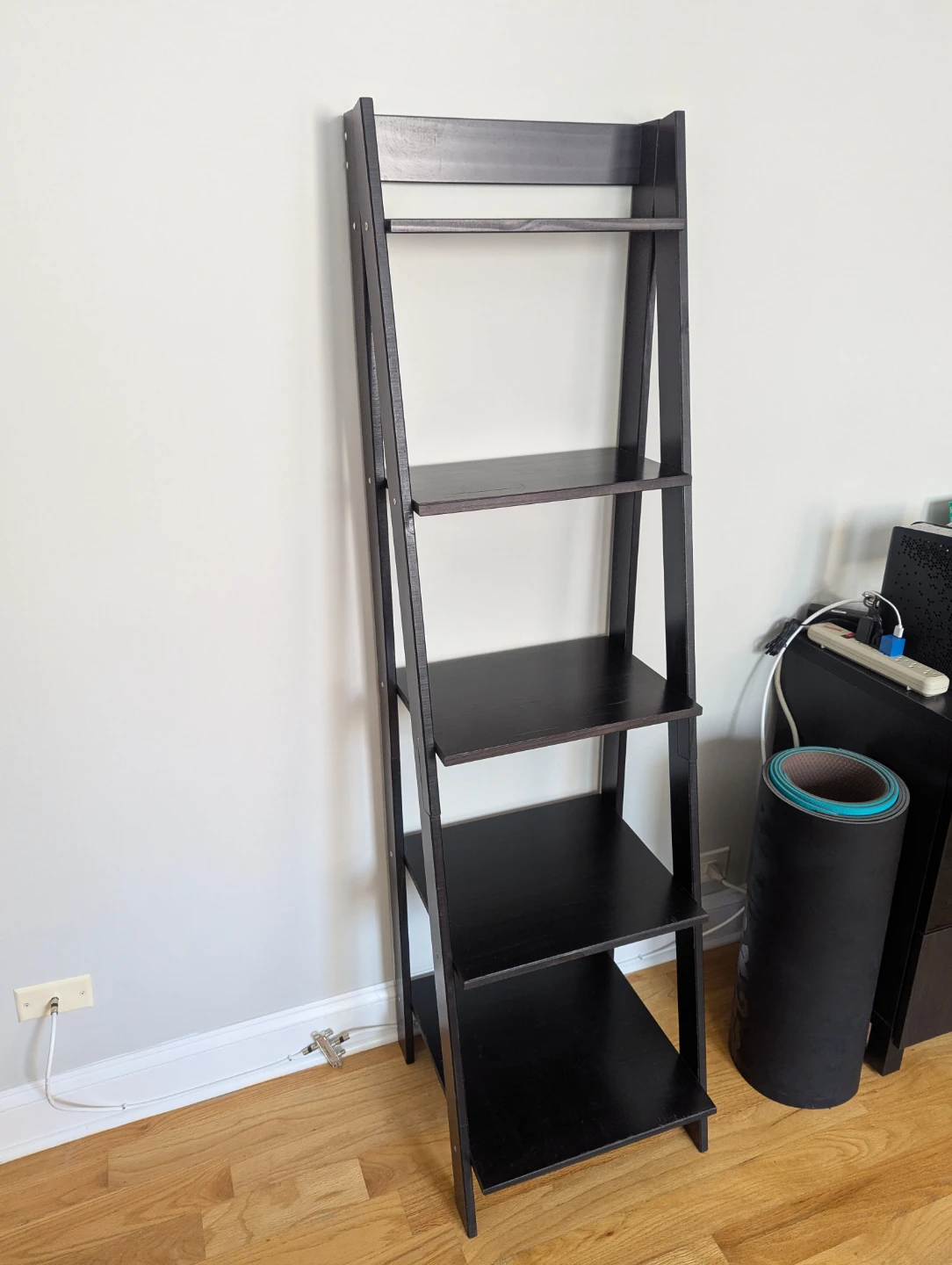 Black Ladder Shelf