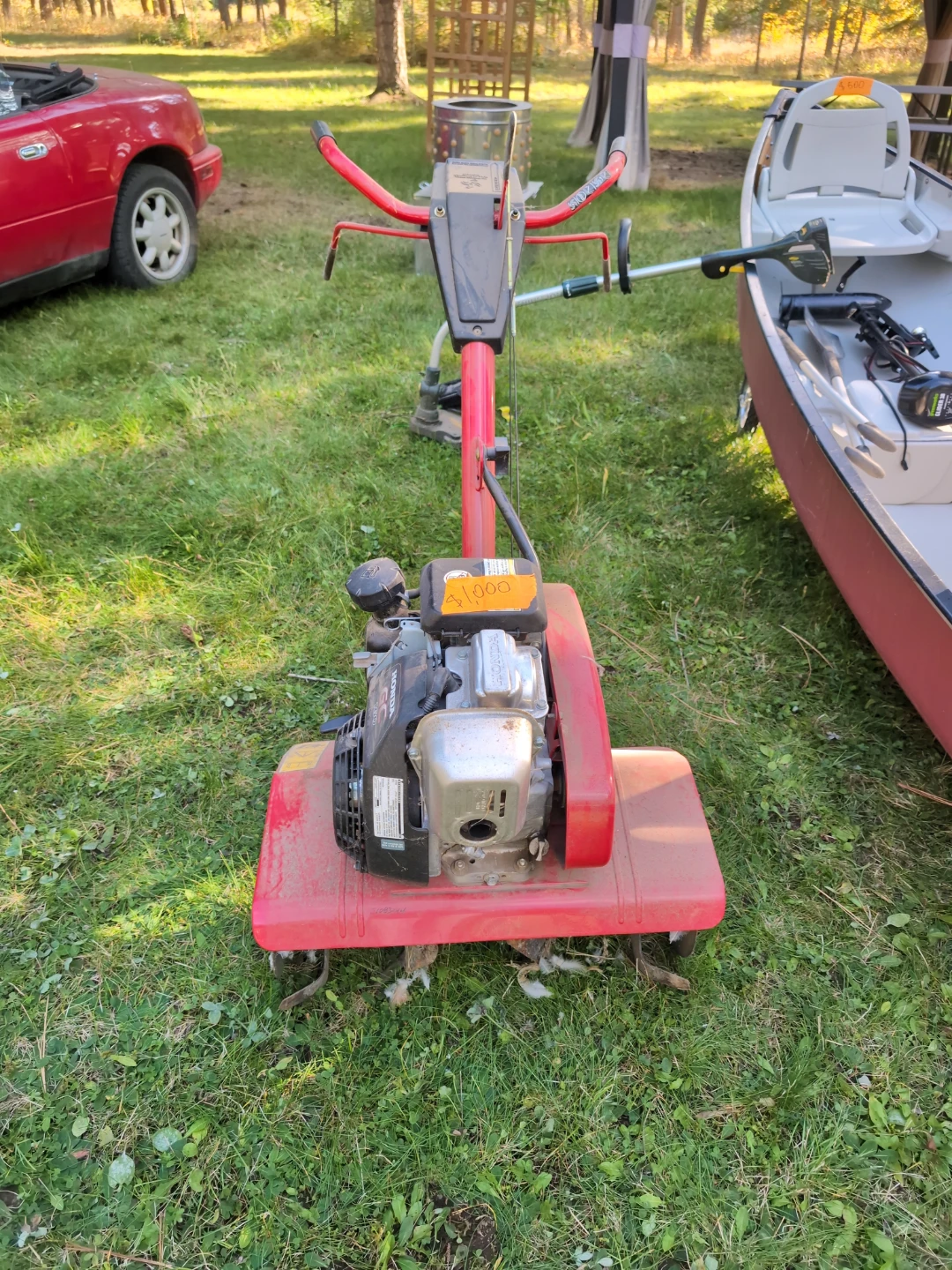🚜 Powerful Gas Garden Tiller / Cultivator – Ready to Work!