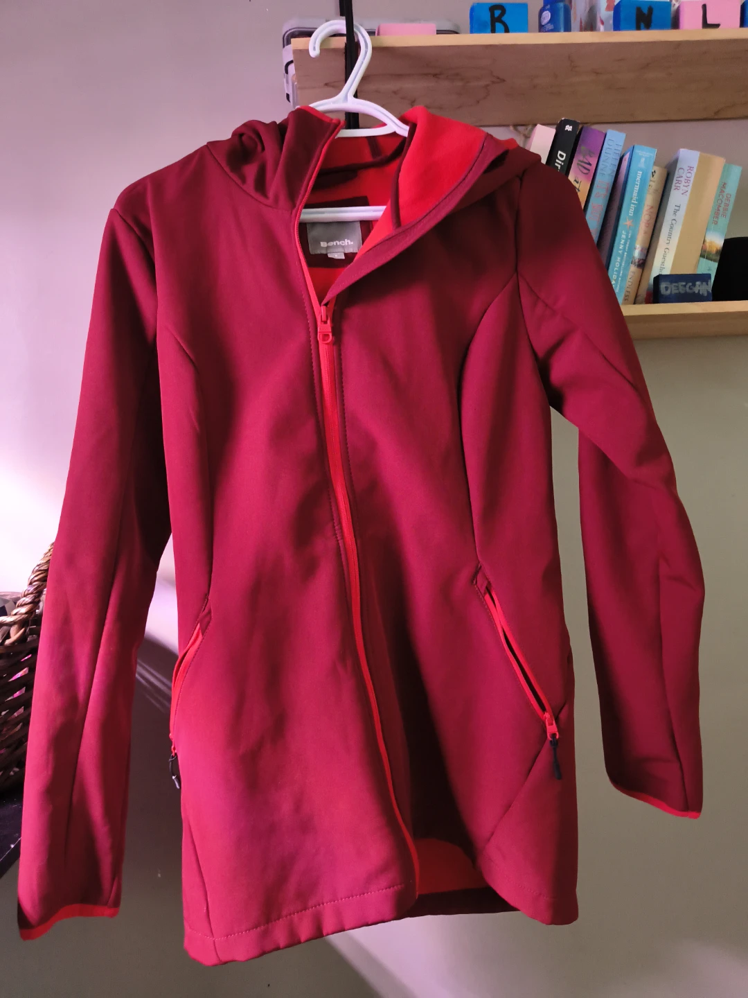 Bench Softshell Hooded Jacket - Red, Size S - photo 3