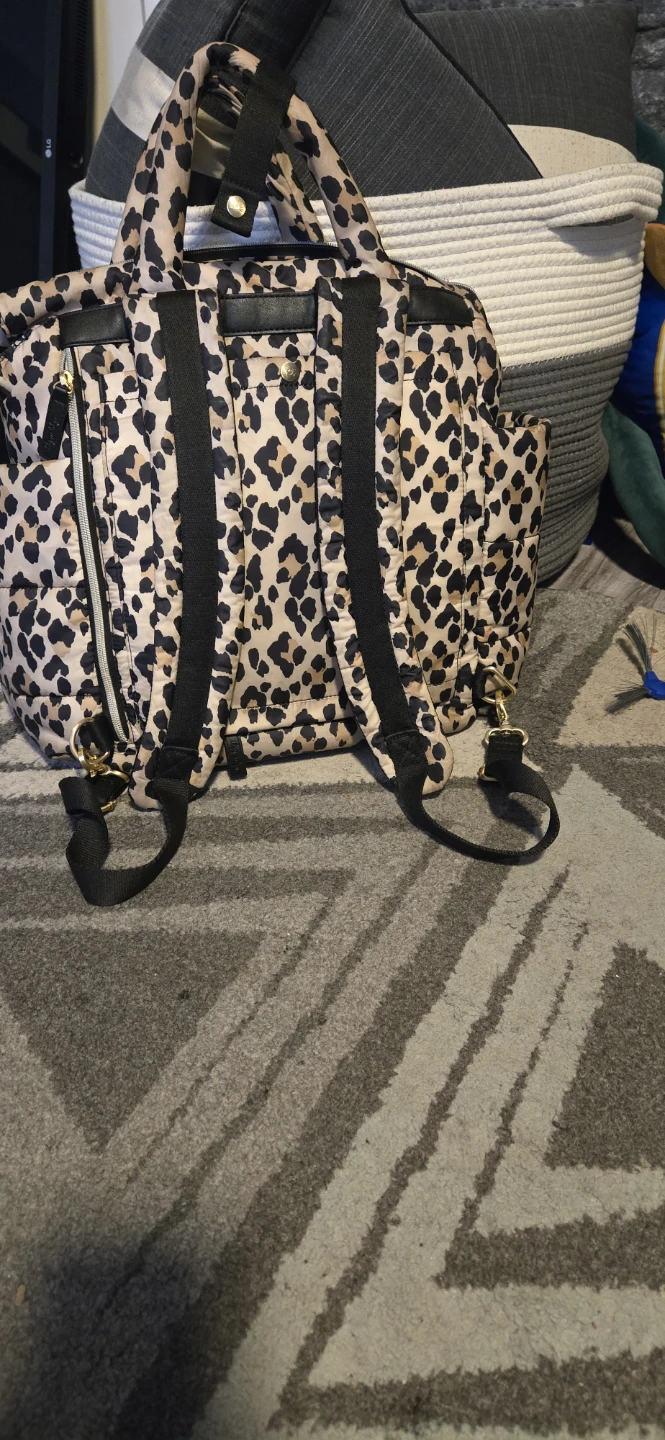Itzy Ritzy Leopard Print Diaper Bag Backpack - photo 3
