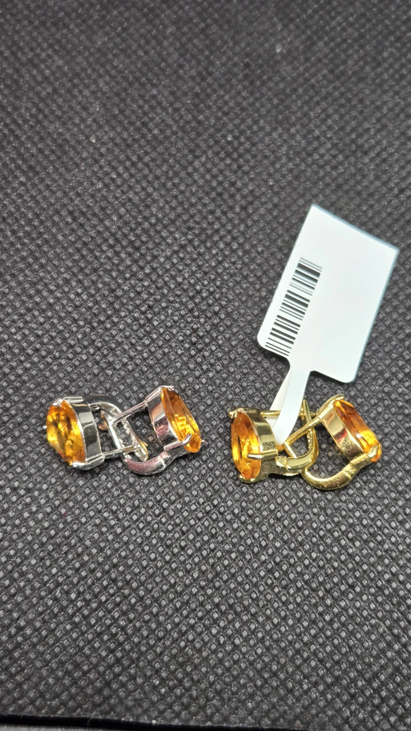 Citrine Pear Drop Earrings - photo 2