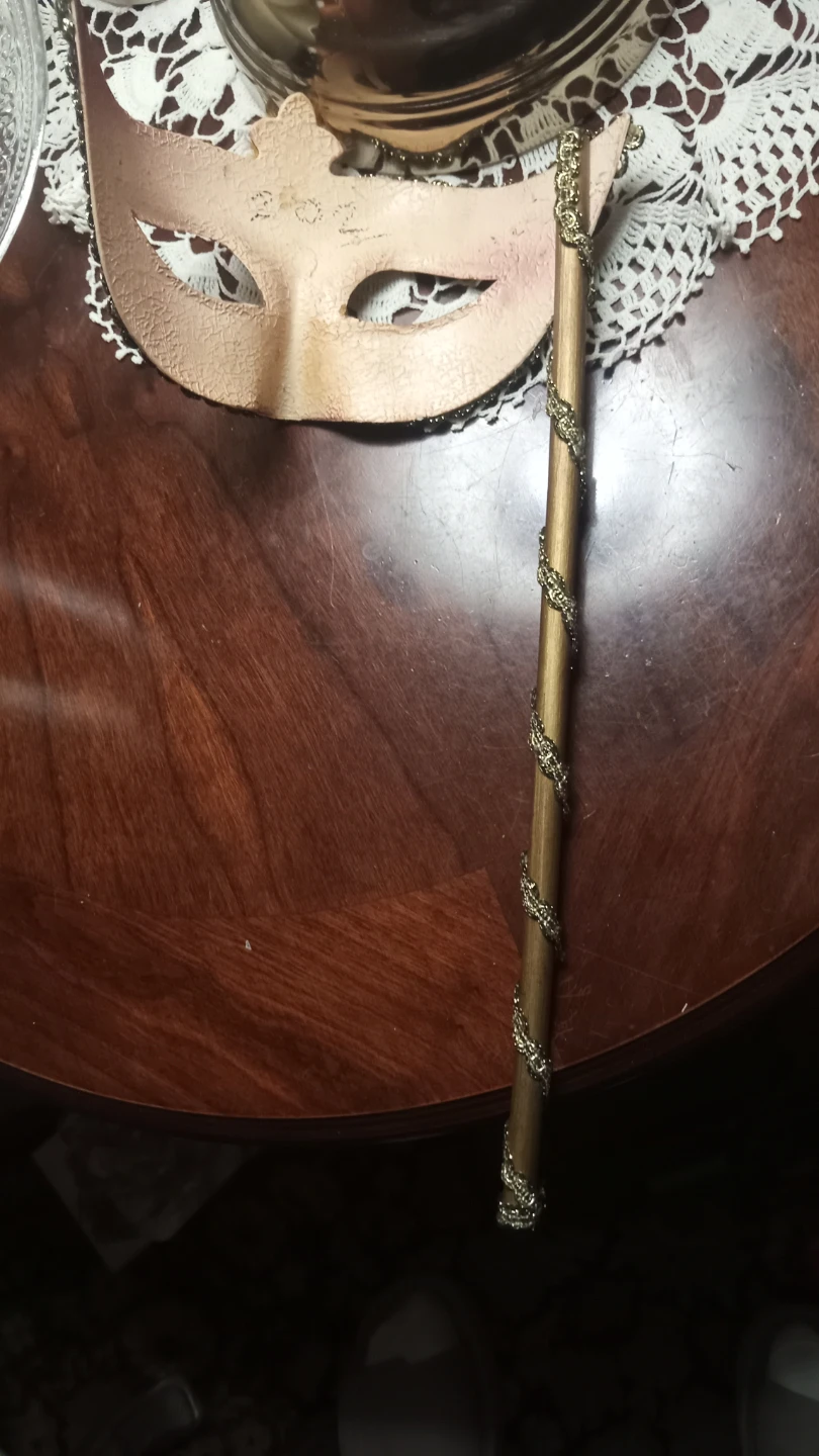 Venetian Masquerade Mask on Stick - photo 4