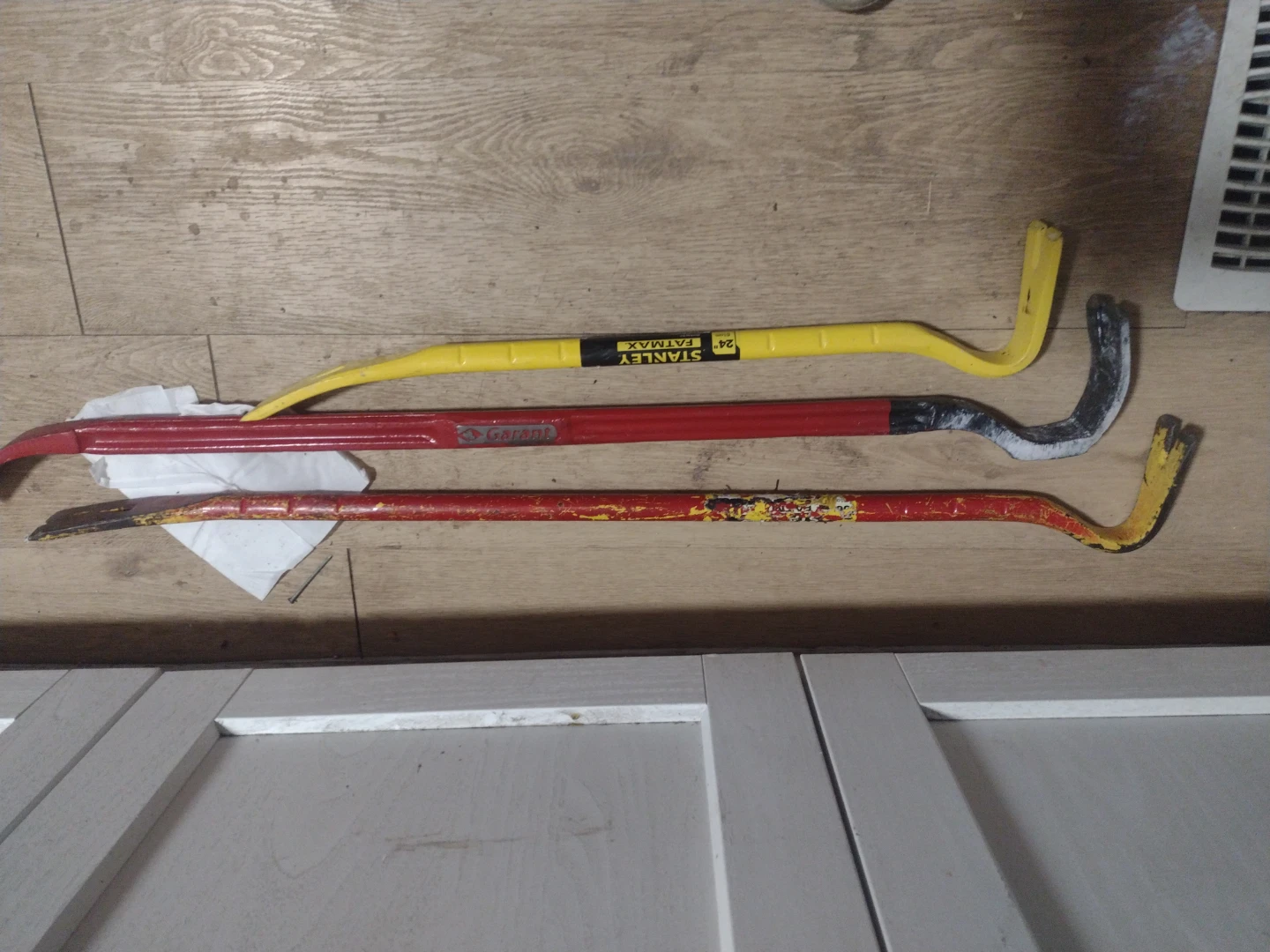 Stanley Fatmax, Garant and other pry bars