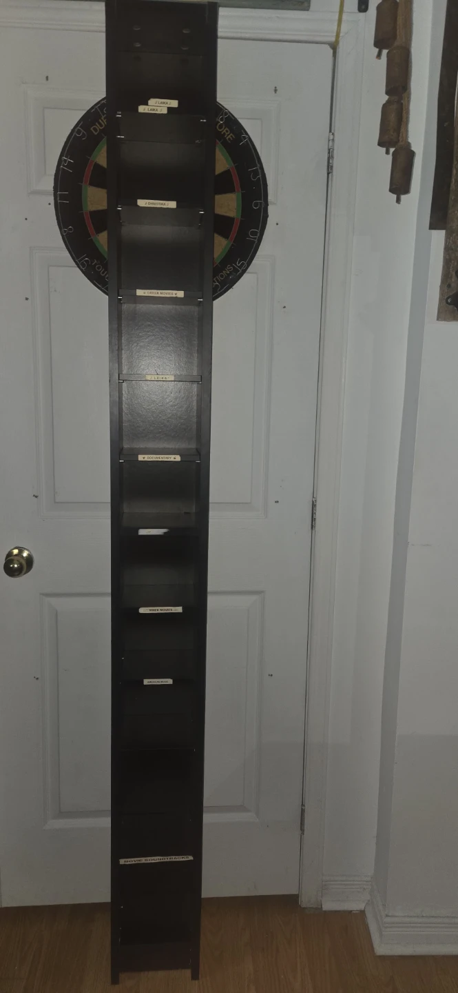 Wooden Display Rack with Shelves