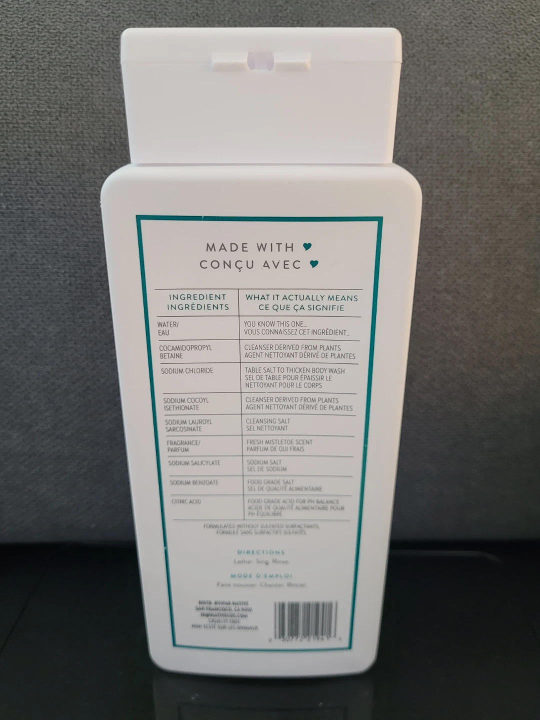 Native Fresh Mistletoe Body Wash - photo 2