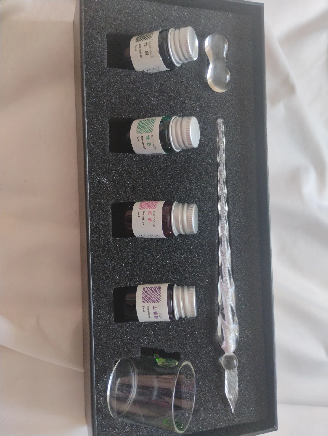 M.X.MADE Glass Dip Pen Set with 4 Ink Bottles - photo 2