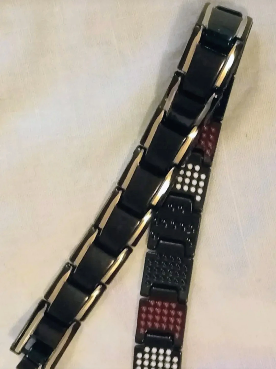 Black Golden Link Bracelet 21.5cm/8.5in - photo 2