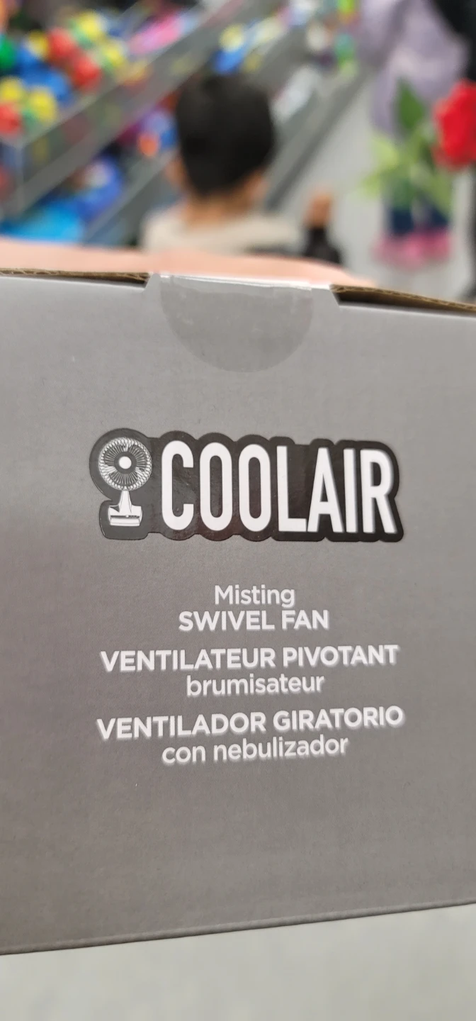 COOLAIR Misting Swivel Fan - photo 2