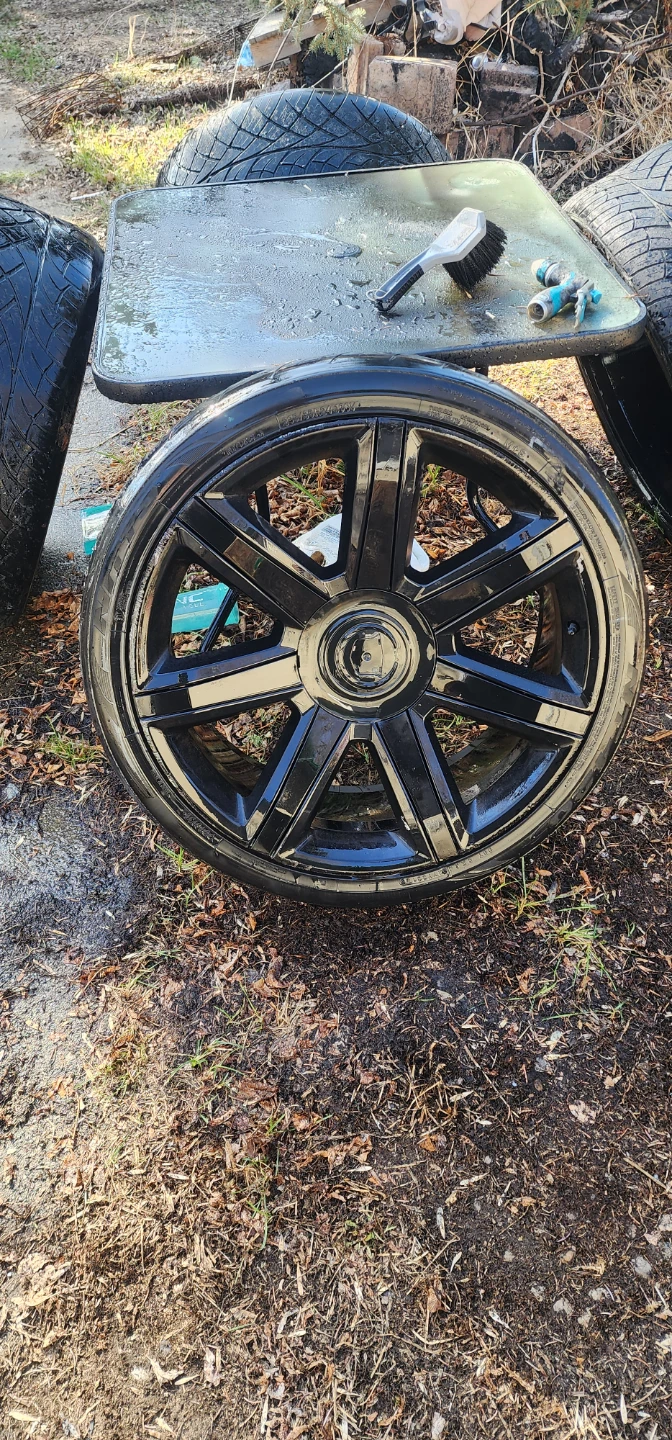 Black Alloy Wheels (Set of 4)