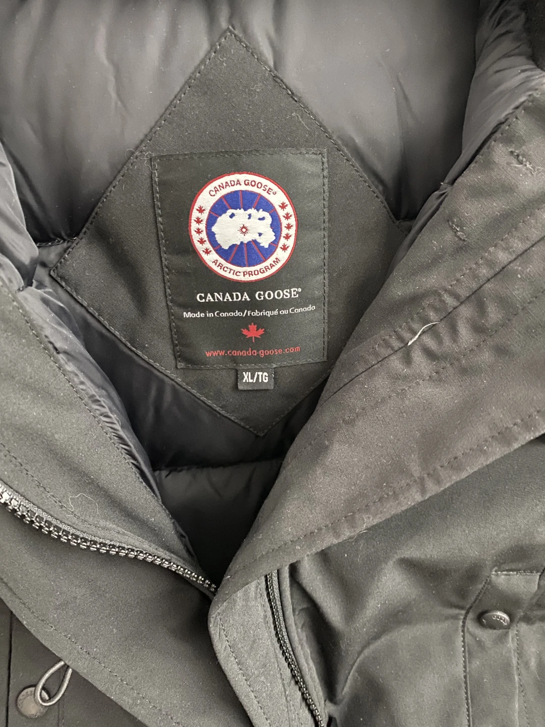 Canada Goose Black Down Parka Jacket - photo 3