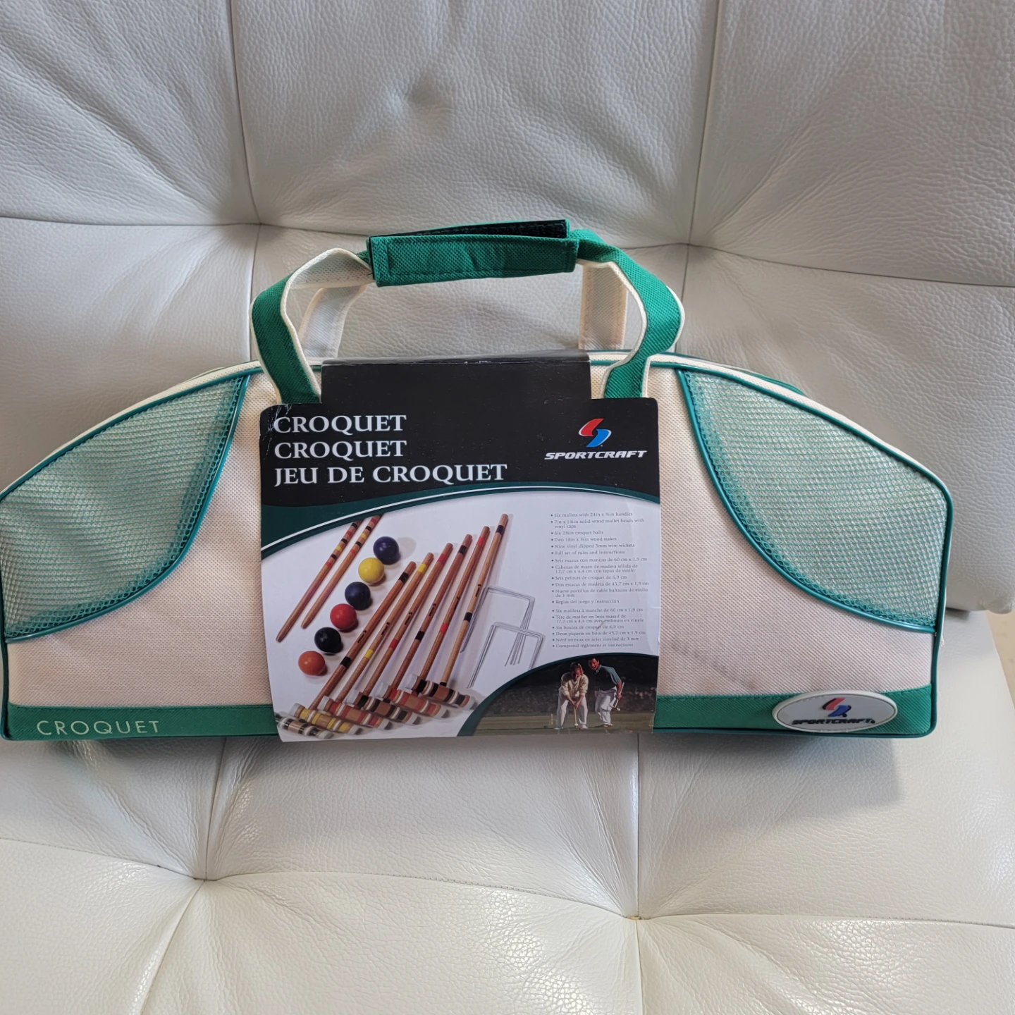 Sportcraft Croquet Set with Carrying Bag