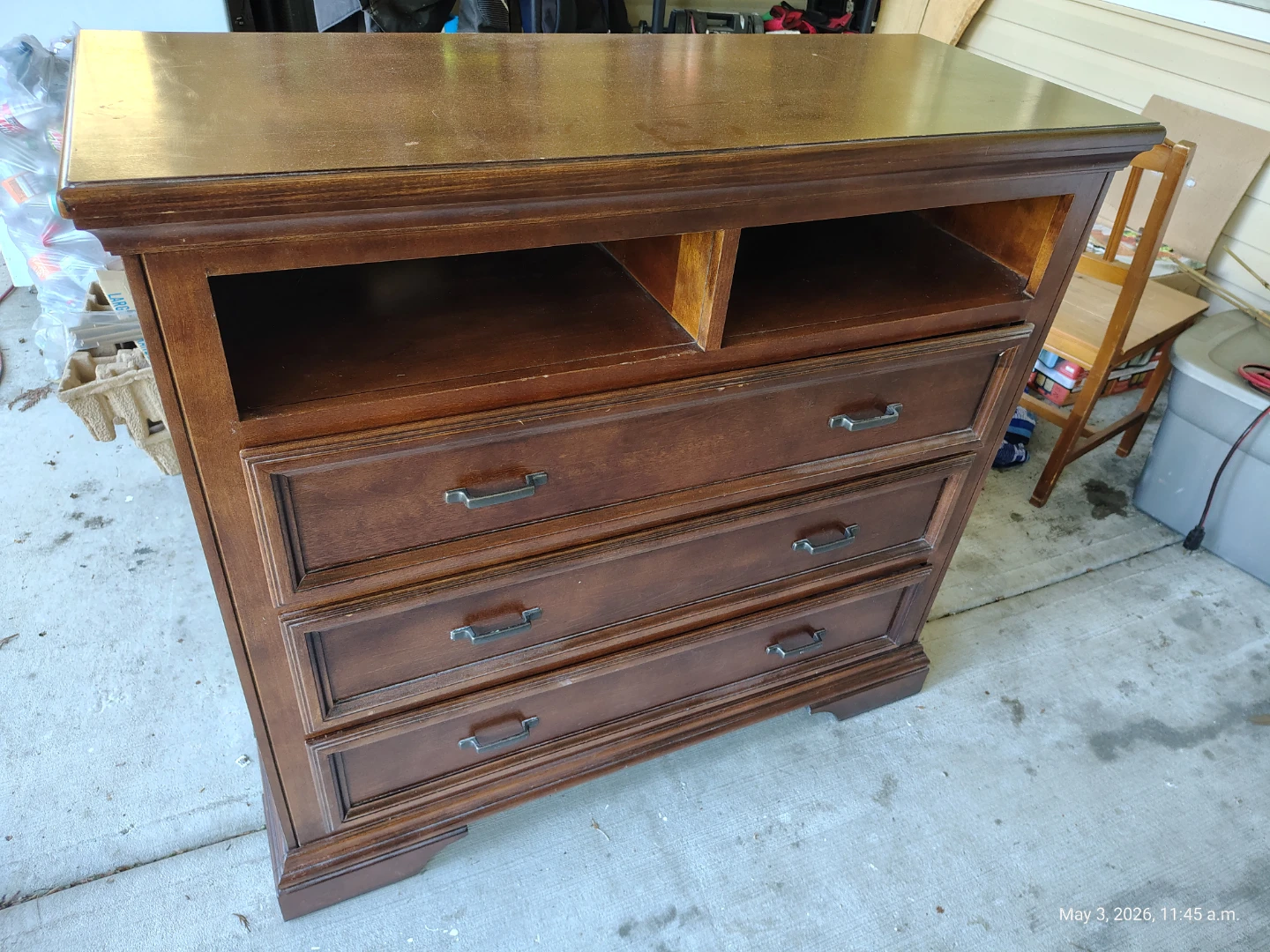 AV Storage Cabinet with Cedar Drawers! 🥕