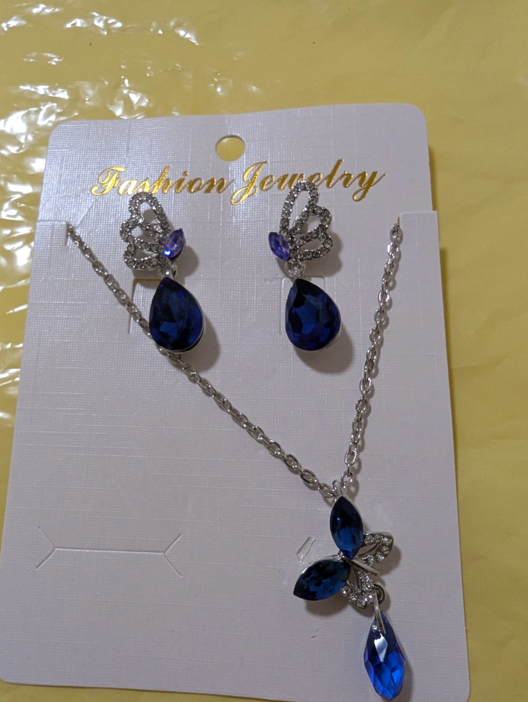 Butterfly Necklace and Earring Set - photo 4