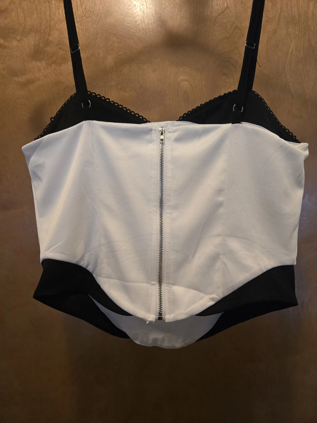 White and Black Corset Top - photo 2