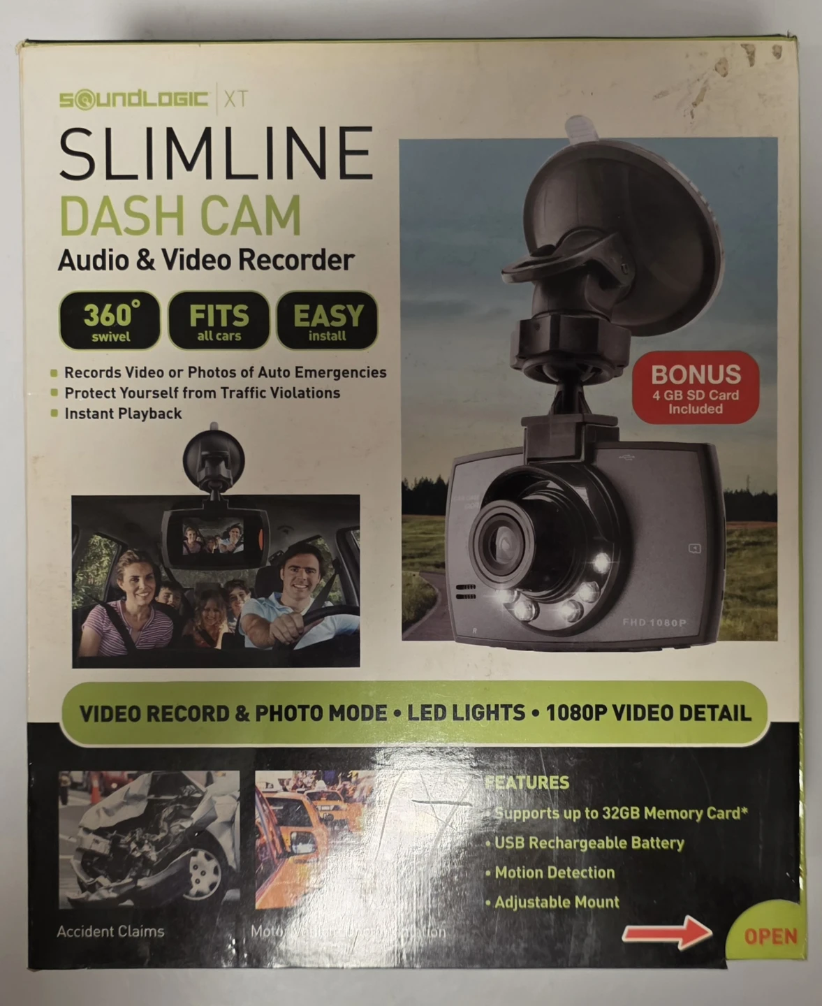 SoundLogic XT Slimline Dash Cam Audio & Video Recorder - photo 3