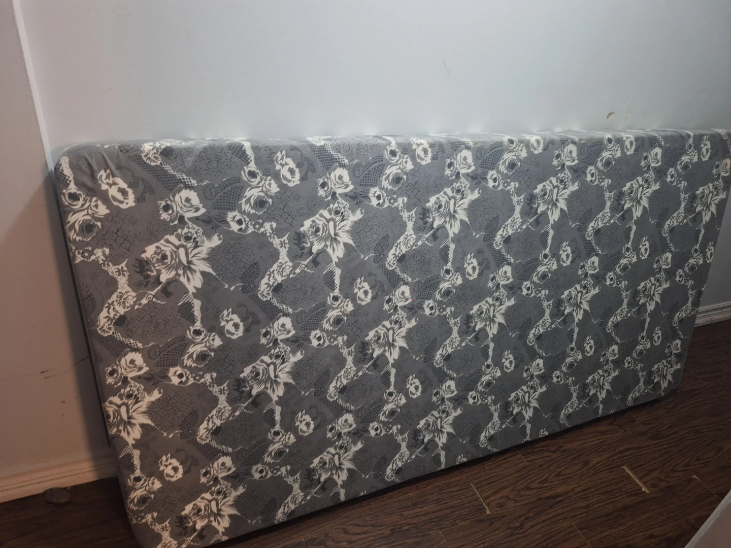 Grey Floral Pattern Mattress