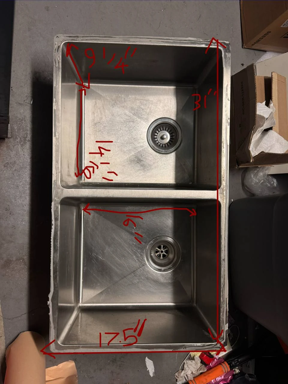Double Bowl Stainless Steel Kitchen Sink