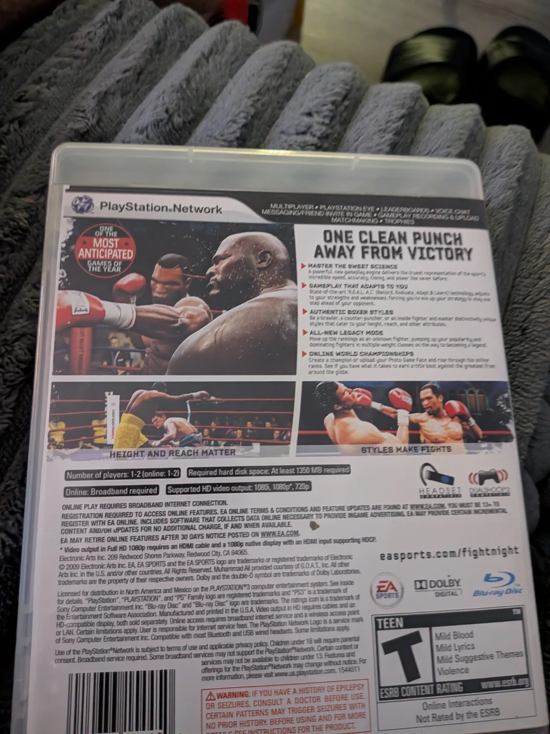 PlayStation 3 Fight Night Round 4 Video Game - photo 2