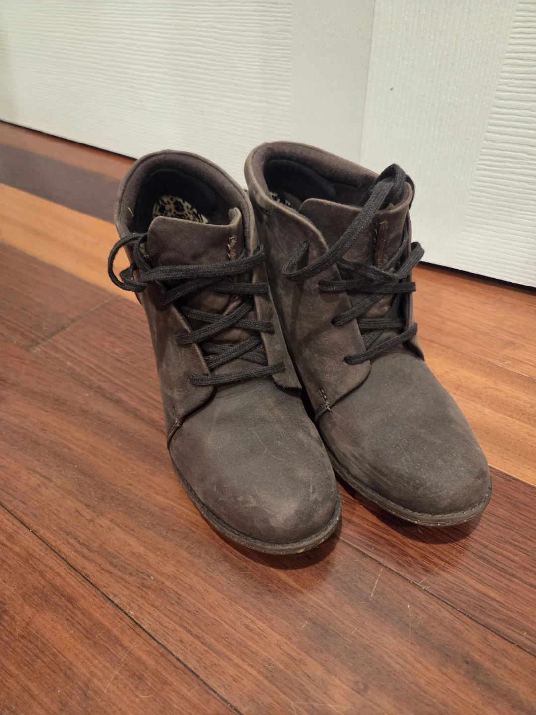 Brown Suede Ankle Boots