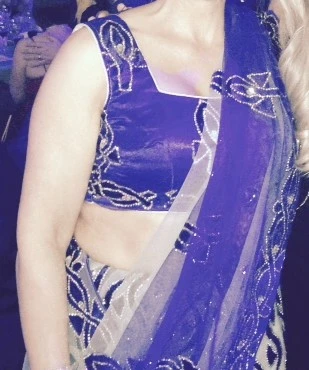 ✨ Royal Blue Lehenga Choli Embroidered 3-Piece Set ✨ - photo 2