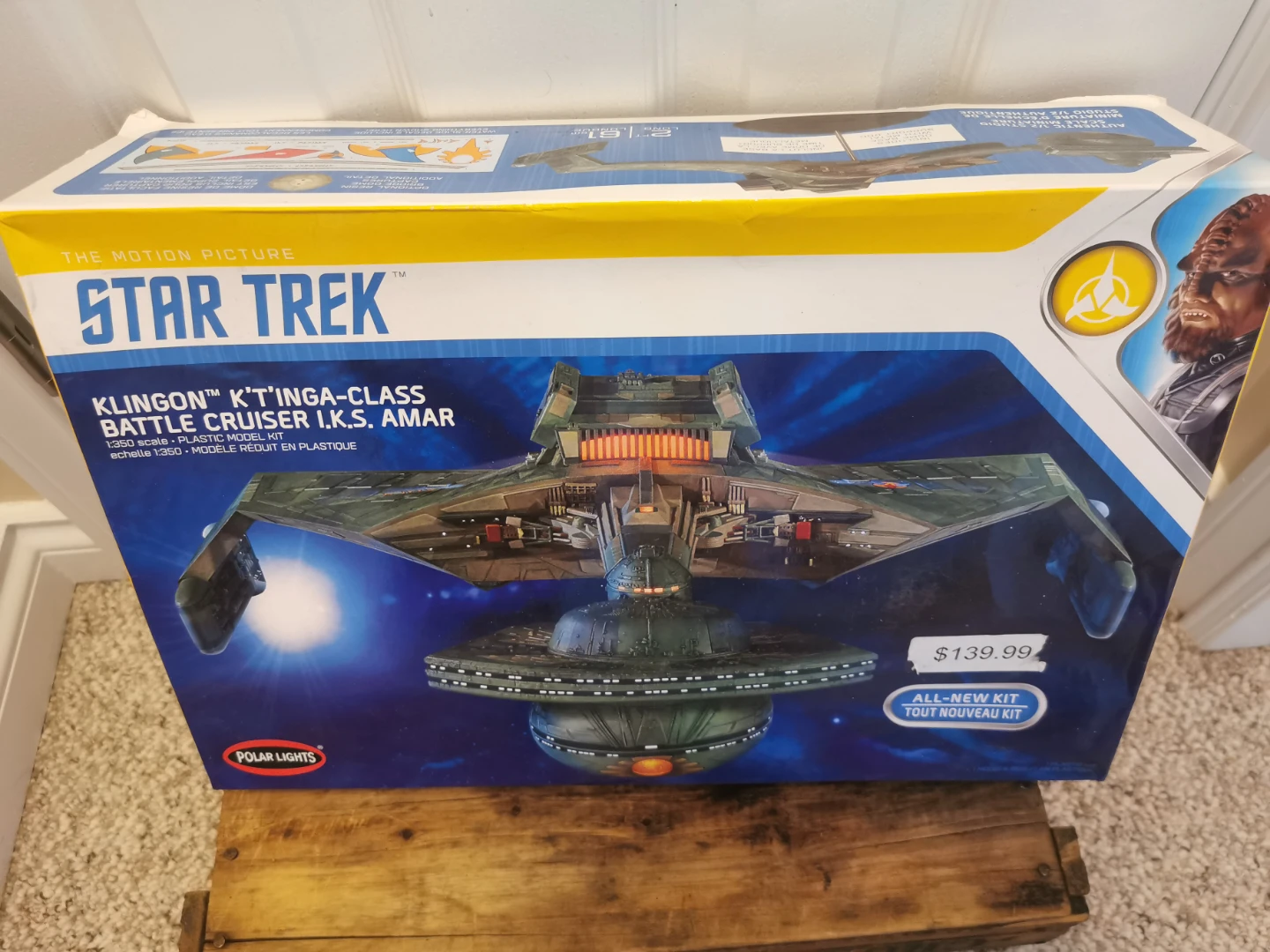 Star Trek Klingon K't'inga-Class Battle Cruiser Model Kit - photo 3