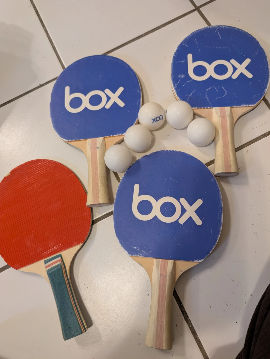Table Tennis Paddles and Balls Set