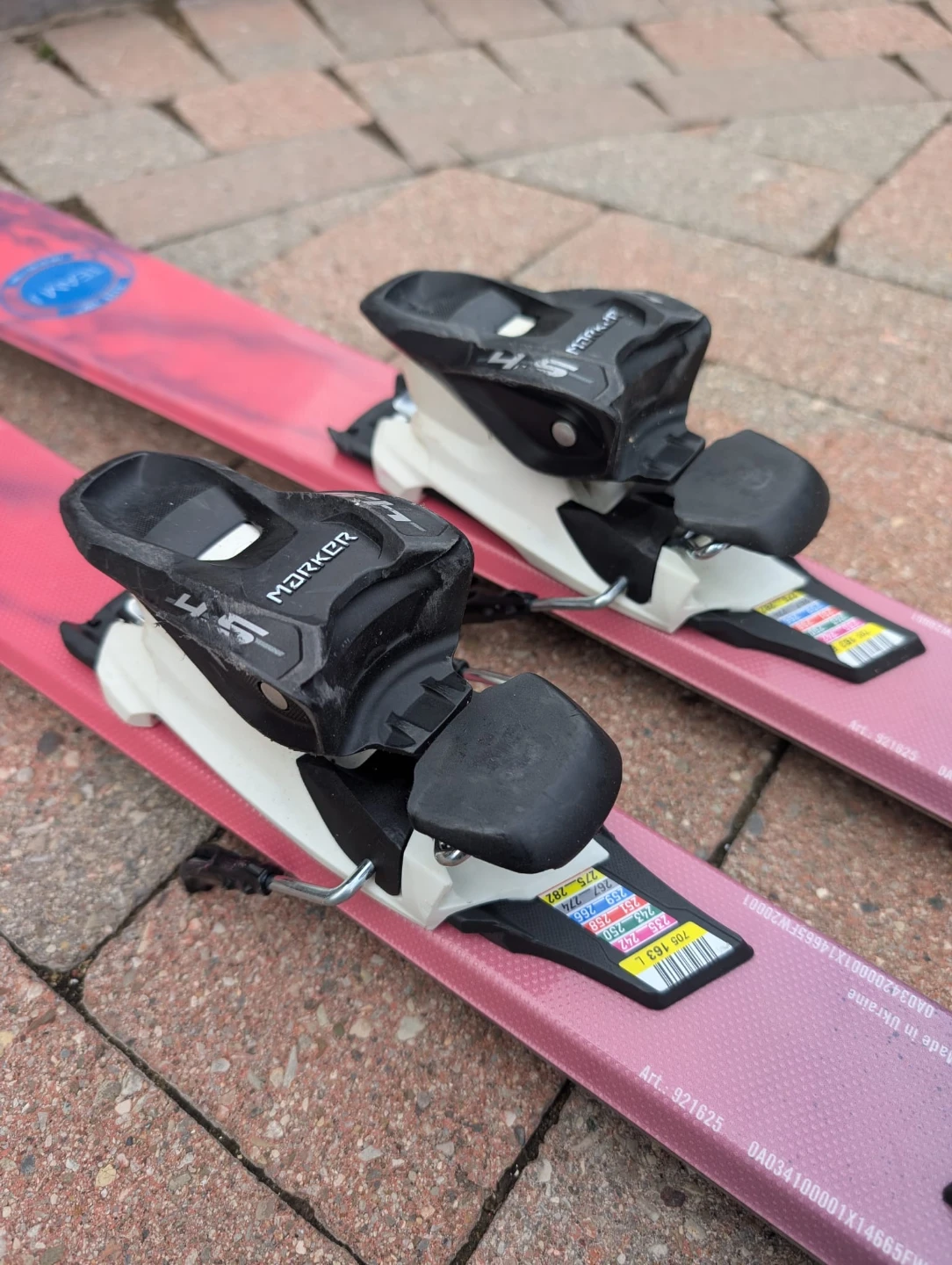 Nordica Team J Skis with Marker Bindings - 130cm