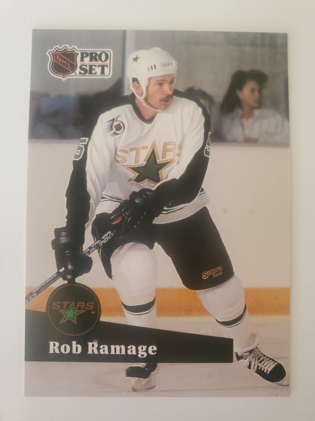 Rob Ramage Minnesota North Stars Hockey Card 1991 Pro Set