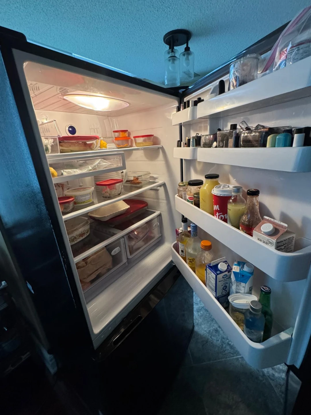 32" Black Samsung Refrigerator - photo 2