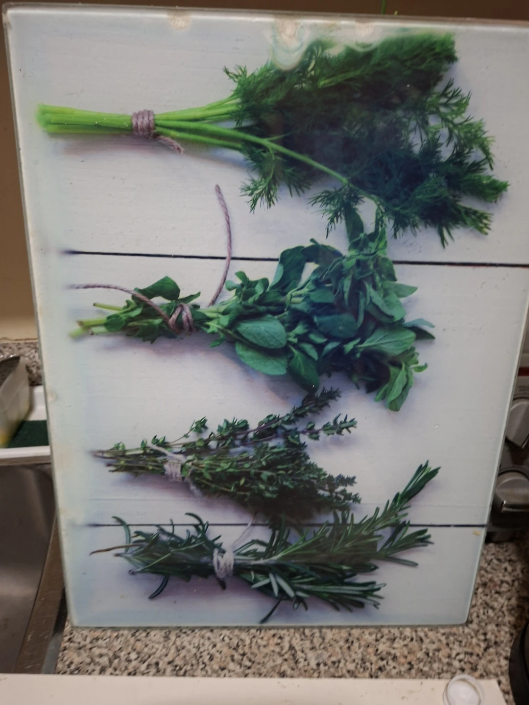 Decorative Cutting Board with Herbs - photo 4