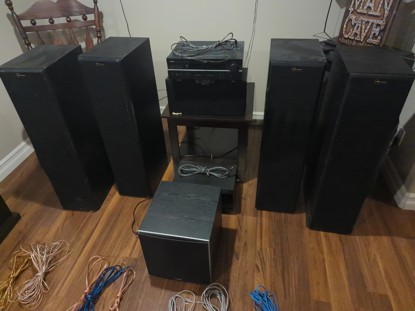 Nuance Speaker System with Subwoofer and Receiver