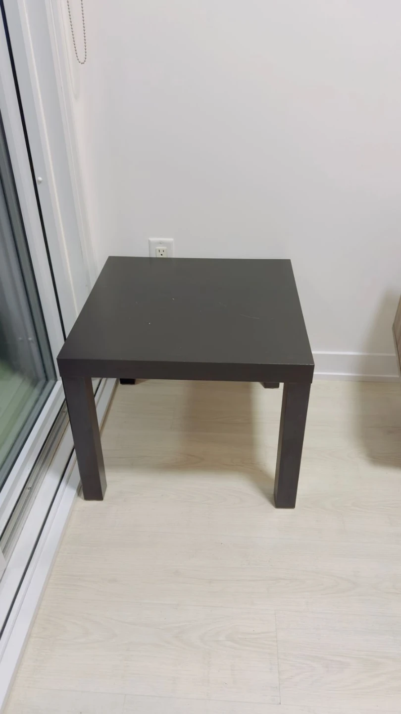 Ikea Dark Square Side Table