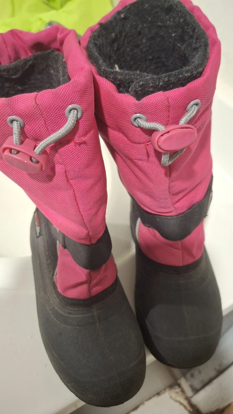 Pink Waterproof Winter Boots - Size 1