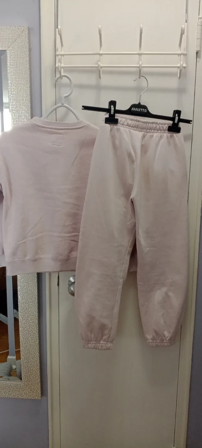 Zara Kids Light Pink Sweatshirt and Jogger Set - Size 8-9 Years - photo 5