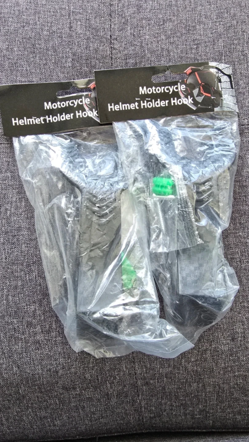 Motorcycle Helmet Holder Hooks – Set of 2