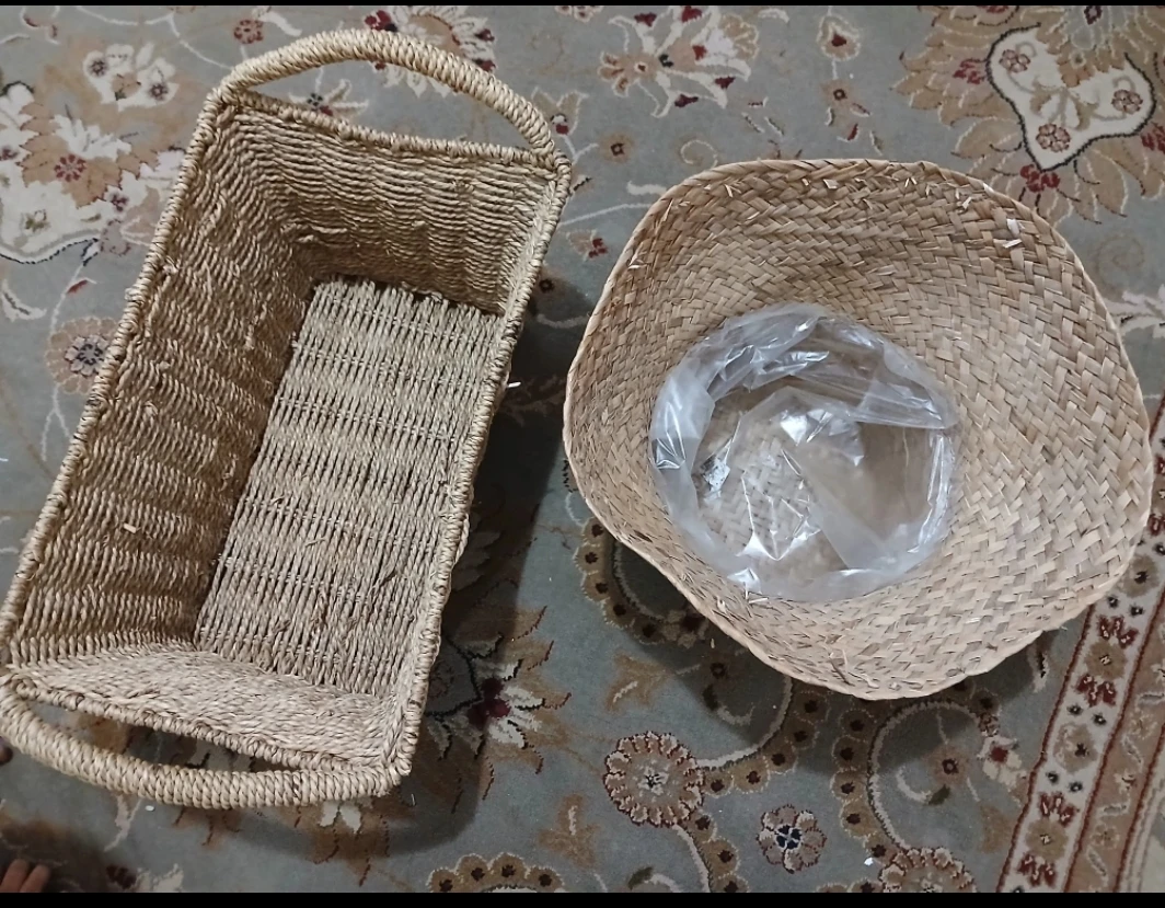 Woven Seagrass Basket Set