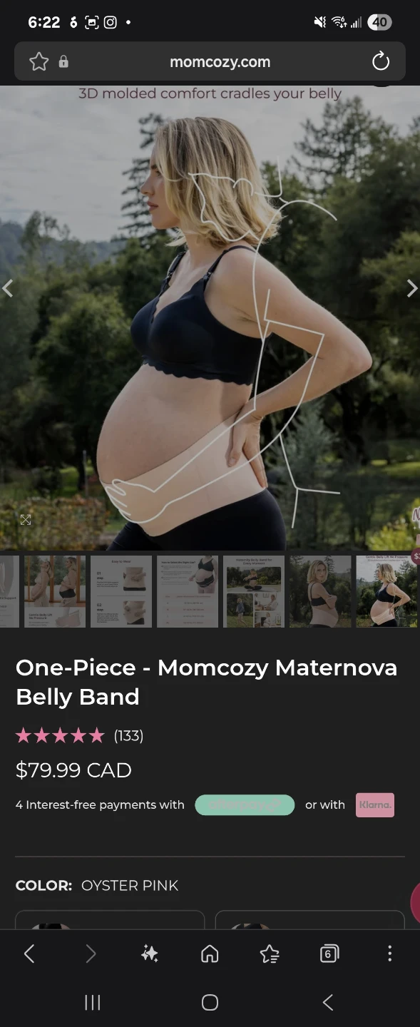 Momcozy Maternova One-Piece Belly Band