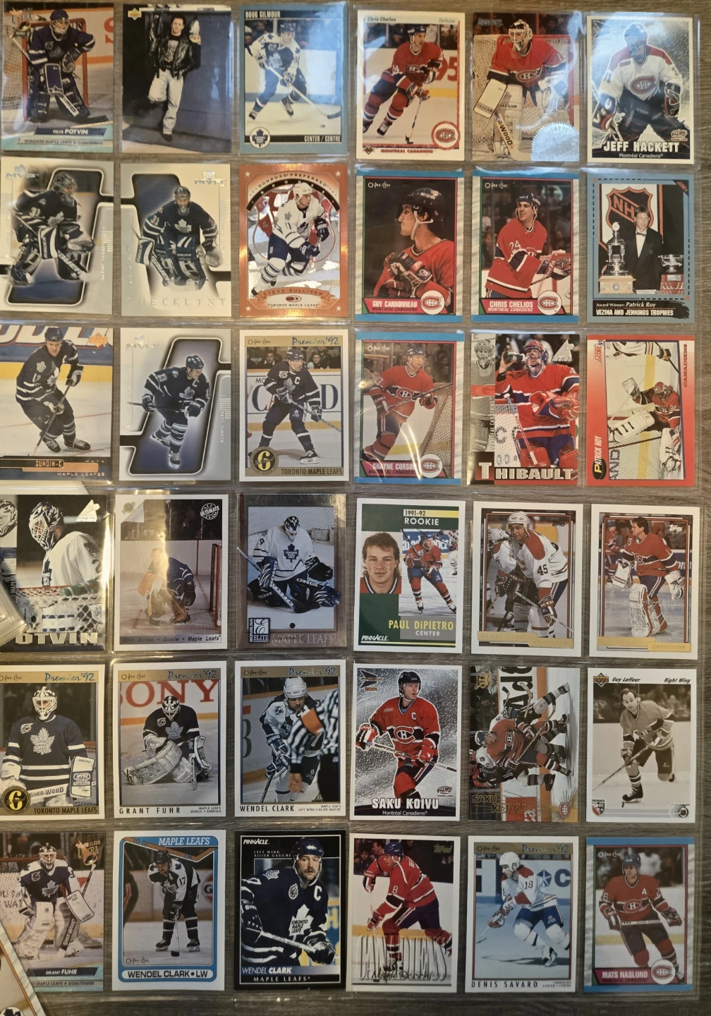 400 Card Toronto/Montreal Hockey Card Lot